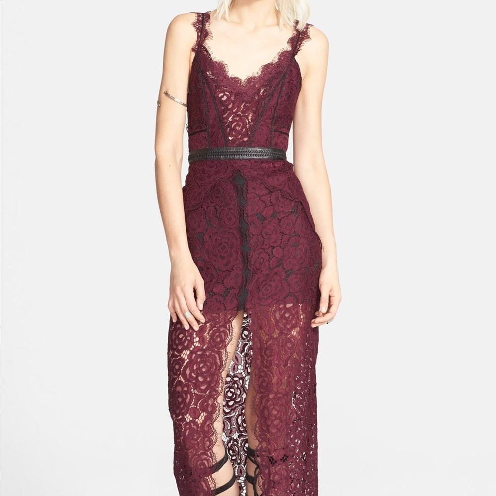Free people long lace dress